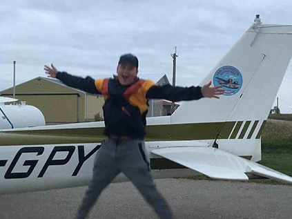 Above and Beyond: Congrats on Your First Solo, Riley Buhler!